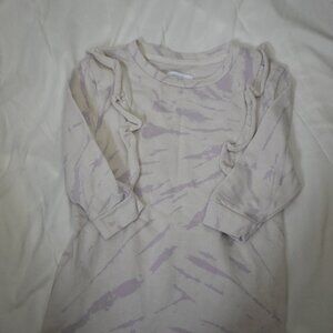 3T Grayson mini purple tie dye sweatshirt dress